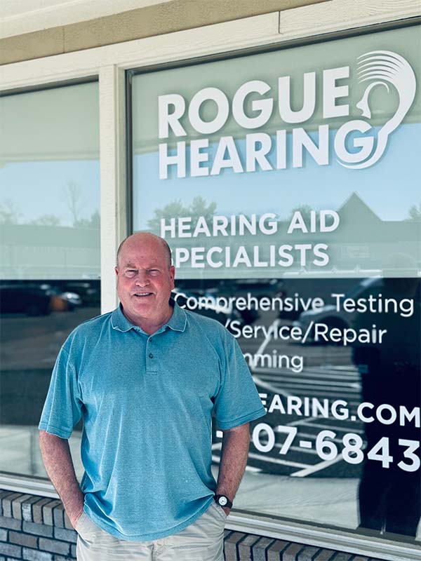 Rogue Hearing - Outside Office Signage